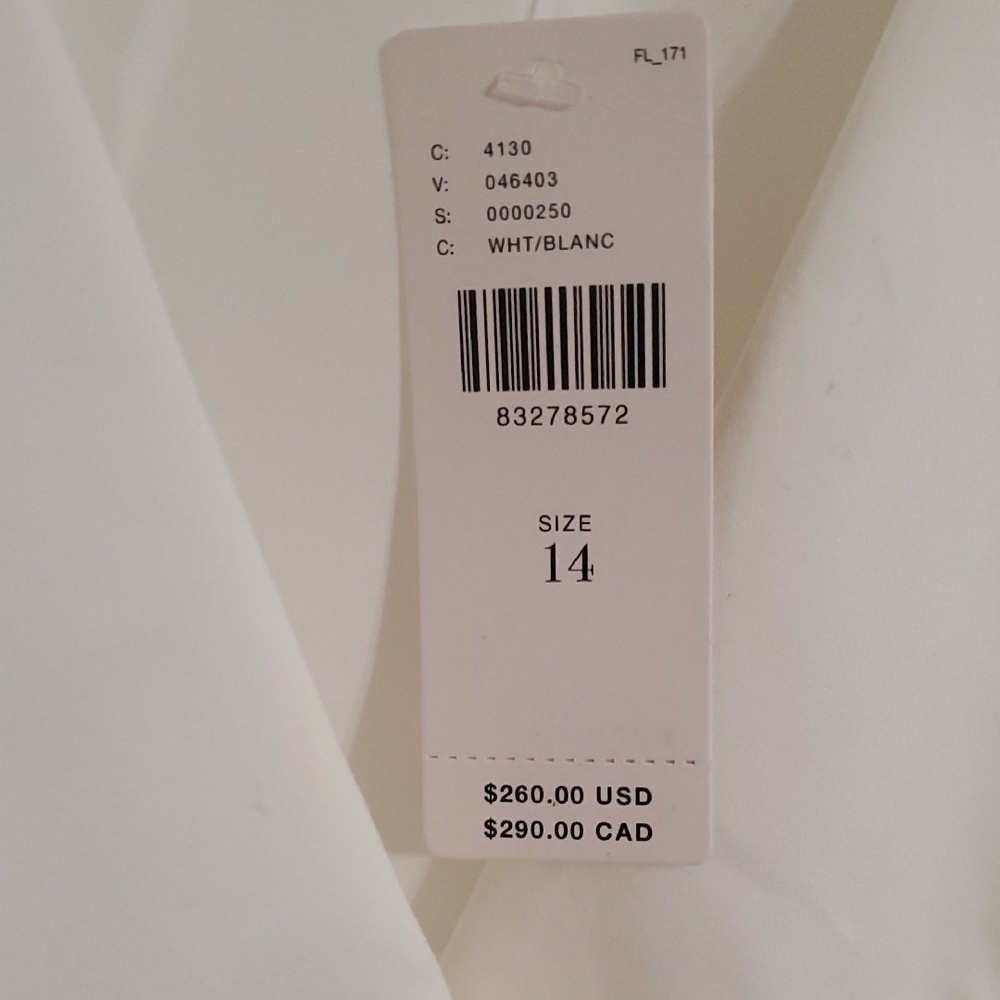 White Sleeveless Dress - Picture 2 of 5